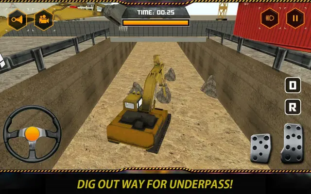 Bridge Builder Crane Underpass android App screenshot 11