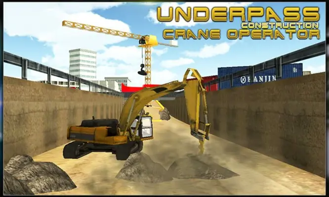 Bridge Builder Crane Underpass android App screenshot 14