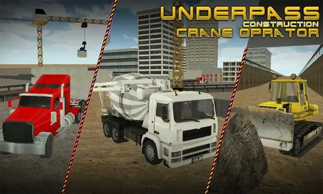 Bridge Builder Crane Underpass android App screenshot 16